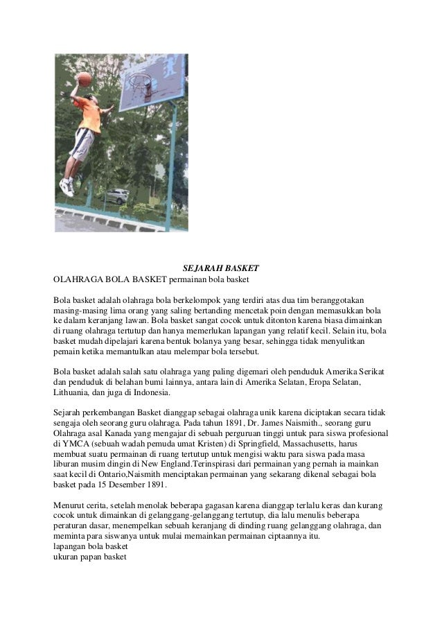 Sejarah bola basket