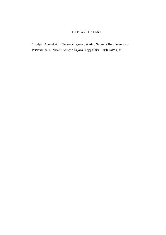 Sejarah dakwah sunan kalijaga