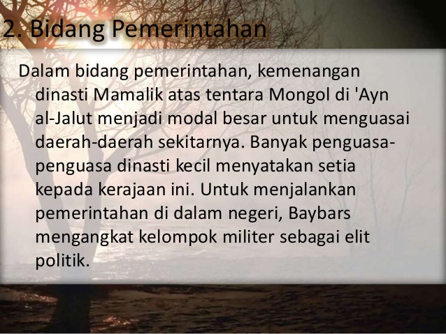Sejarah dinasti mamluk