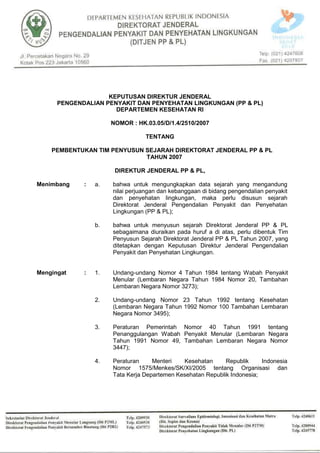 Sejarah Pemberantasan Penyakit Sejarah Pemberantasan Penyakit