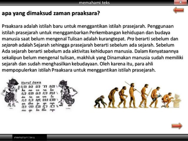 Sejarah Indonesia Kelas X | Peradaban Manusia Sebelum Mengenal Tulisan