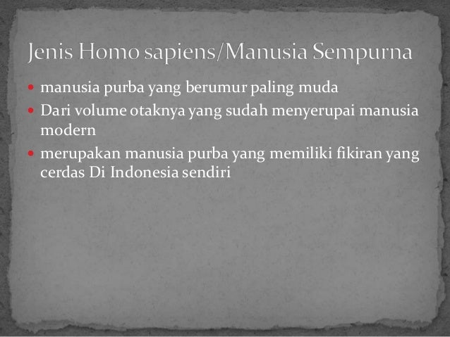Peradaban Awal Kepulauan Indonesia