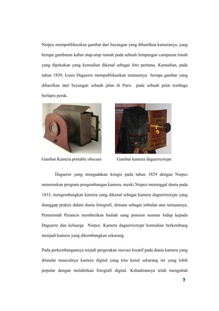 Sejarah Kamera: Dari Daguerreotype hingga Era Digital