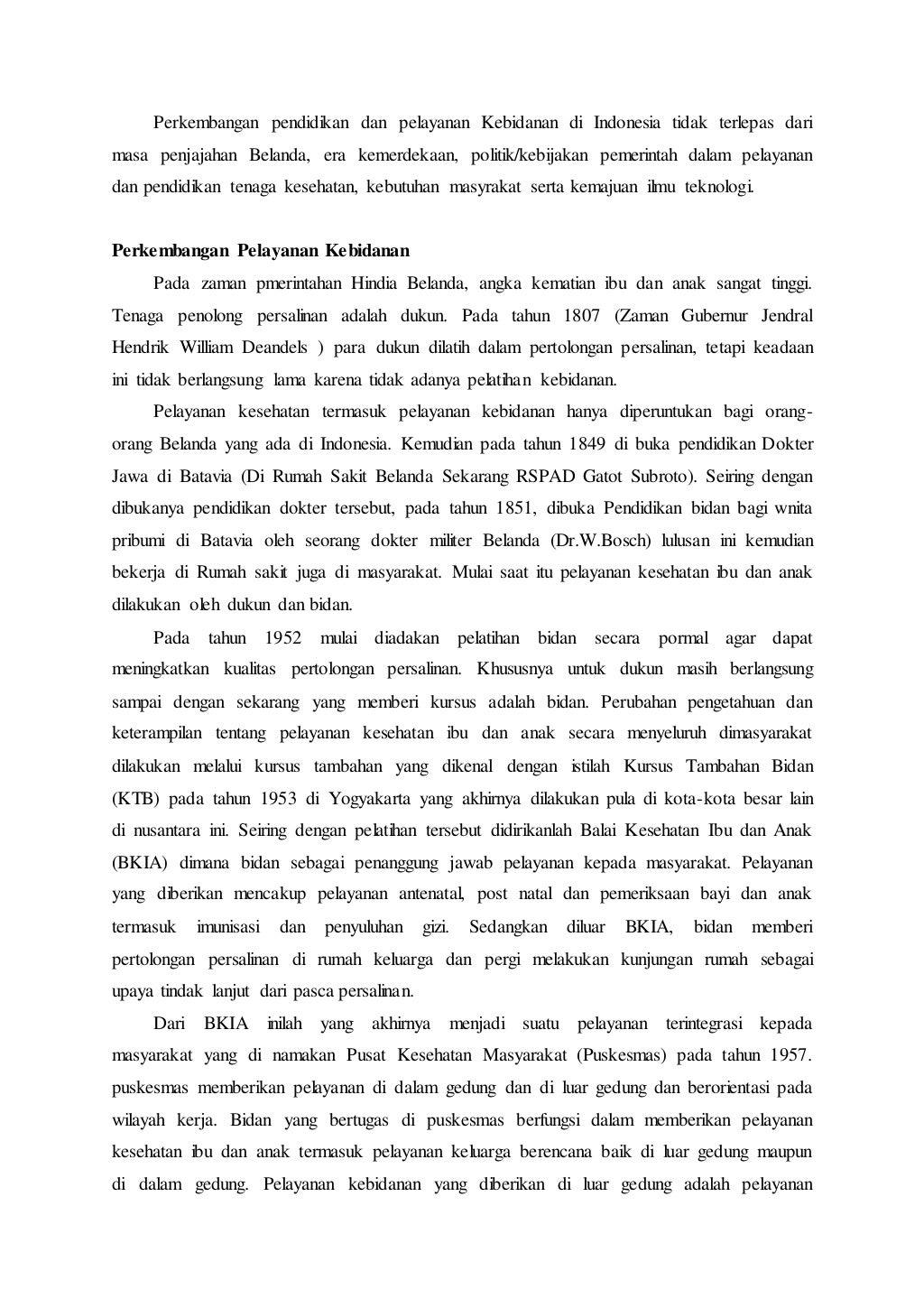 Sejarah kebidanan