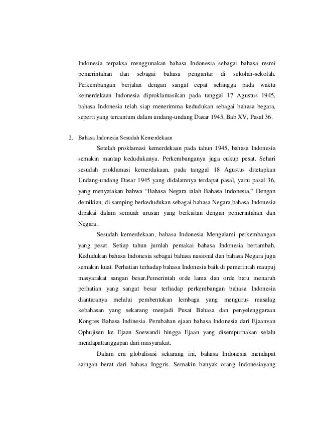 Pdf Makalah Bahasa Indonesia Dalam Perkembangan Ilmu Pengetahuan Dan Teknologi Pdf Iyoes Tobing Academia Edu