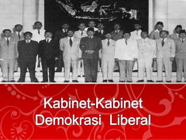 Hasil gambar untuk Kabinet masa demokrasi liberal