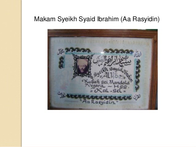 Sejarah makam penyebar islam di kalimatan selatan