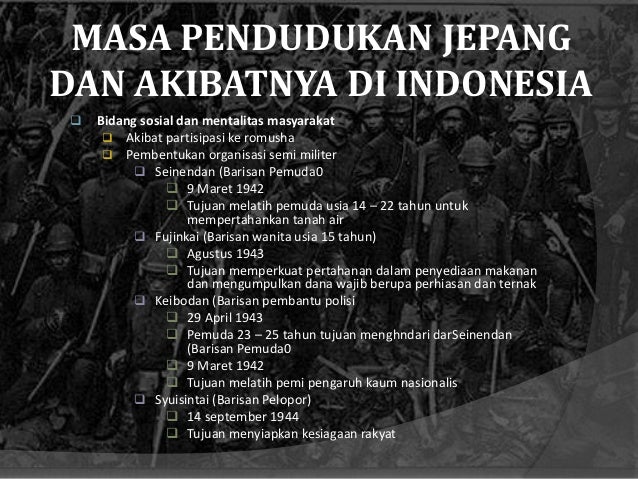 Sejarah Masa Penjajahan Jepang di Indonesia (Tingkat XI