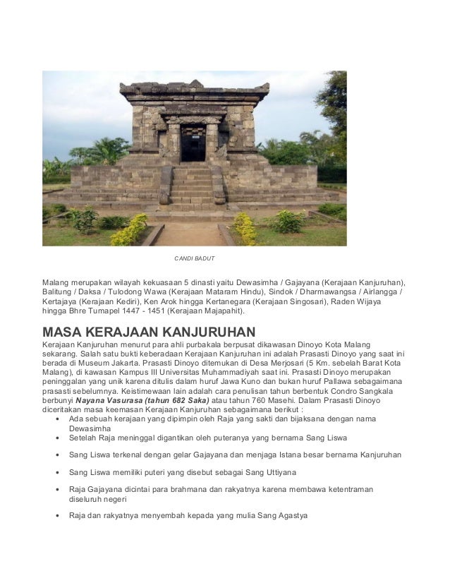 Peninggalan Kerajaan Mataram Kuno Jago Sejarah :: CONTOH TEKS