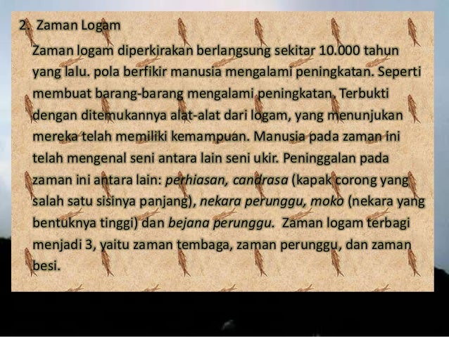 pembabakan zaman pra aksara pembabakan zaman pra aksara