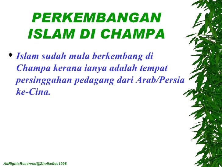 Ibnu Rusydi Champa  Negara Melayu Yang Hilang Dari Peta