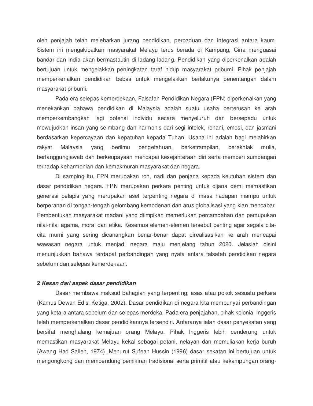 Sejarah pendidikan di malaysia