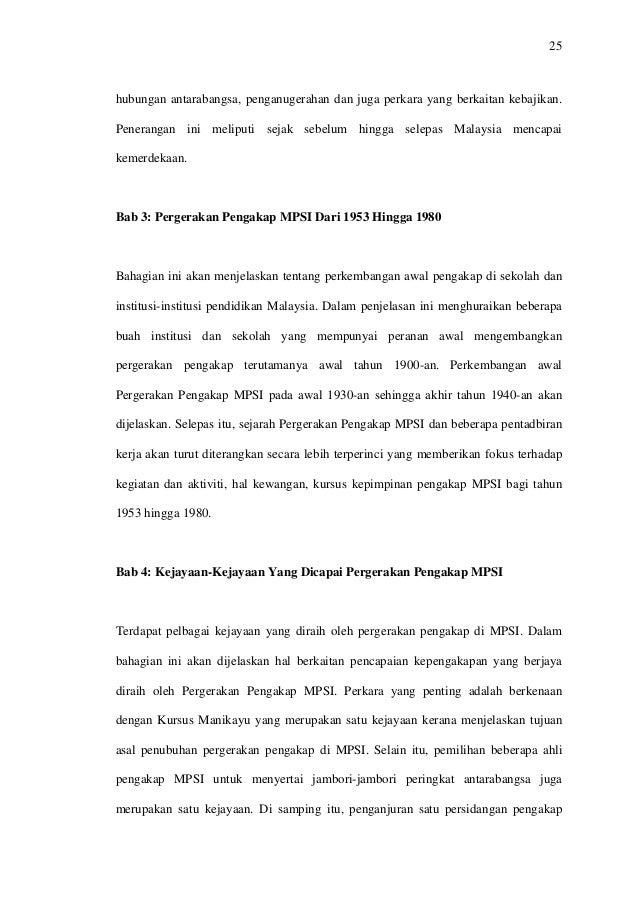 Sejarah Pengakap Mpsi Upsi