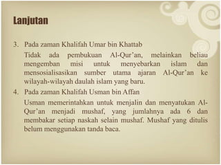 sejarah pengumpulan al quran