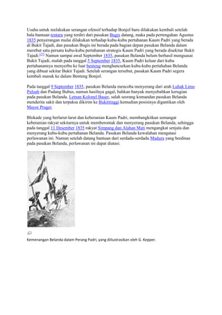 Sejarah perang padri