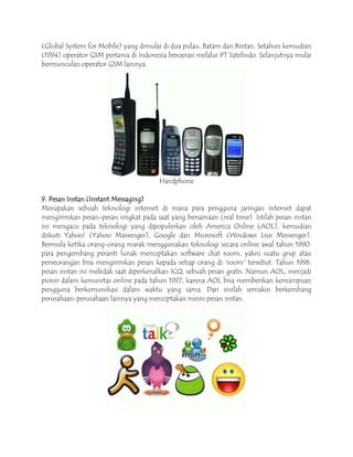 Sejarah perkembangan alat komunikasi | DOCX