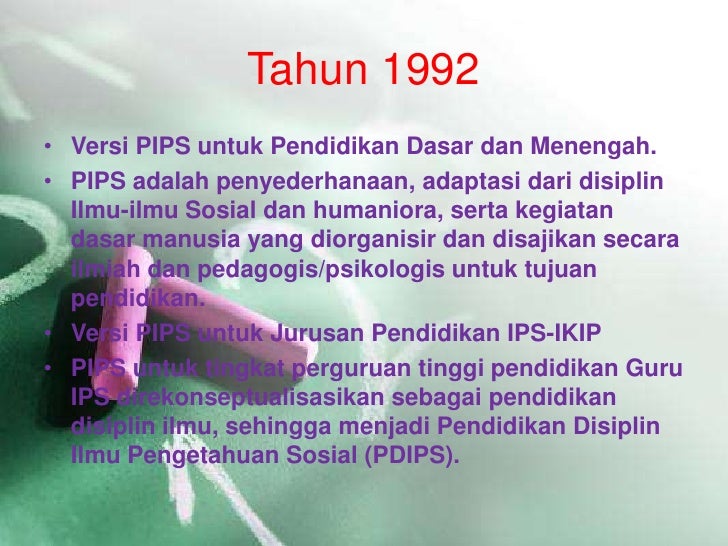 Sejarah Perkembangan Ips Sejarah Perkembangan Ips