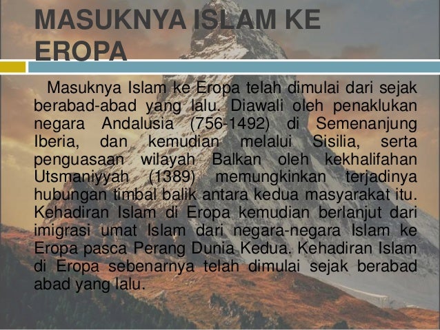 Sejarah Islam Di Dunia