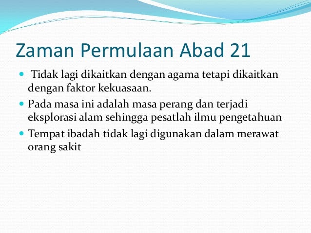 Sejarah perkembangan keperawatan