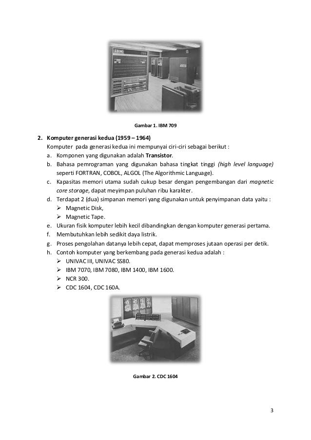 Sejarah Perkembangan Komputer