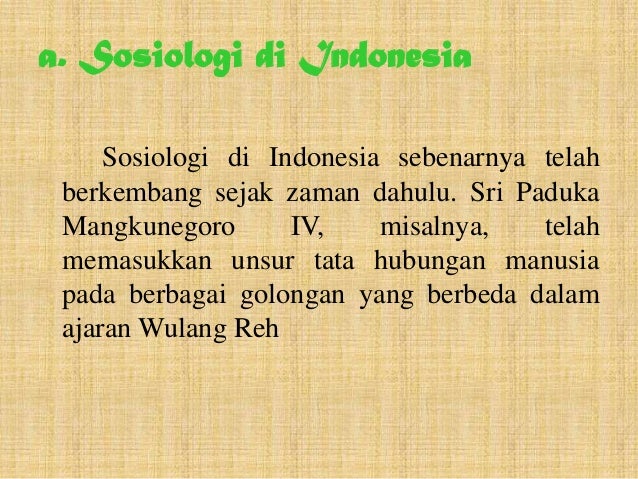 Sejarah Perkembangan Sosiologi (Bilingual) (Sosiologi Kelas X) - Sejarah Perkembangan Sosiologi Bilingual Sosiologi Kelas X 33 638