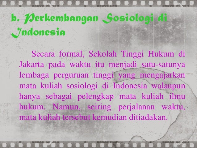 Sejarah Perkembangan Sosiologi (Bilingual) (Sosiologi Kelas X) - Sejarah Perkembangan Sosiologi Bilingual Sosiologi Kelas X 39 638