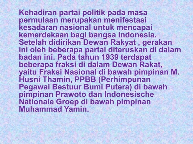 Sejarah politik di indonesia | PPTX