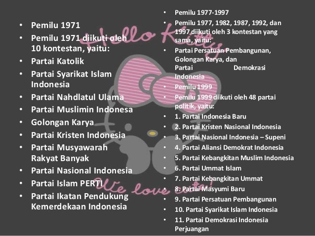 Sejarah politik di indonesia