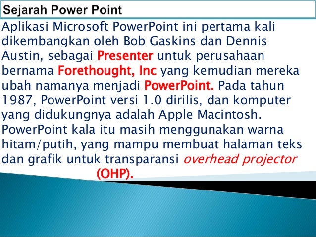 Sejarah power point