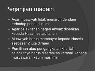 Sejarah proses berdirinya umayah
