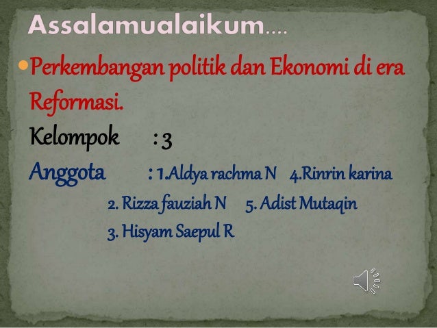 PPT SEJARAH REFORMASI
