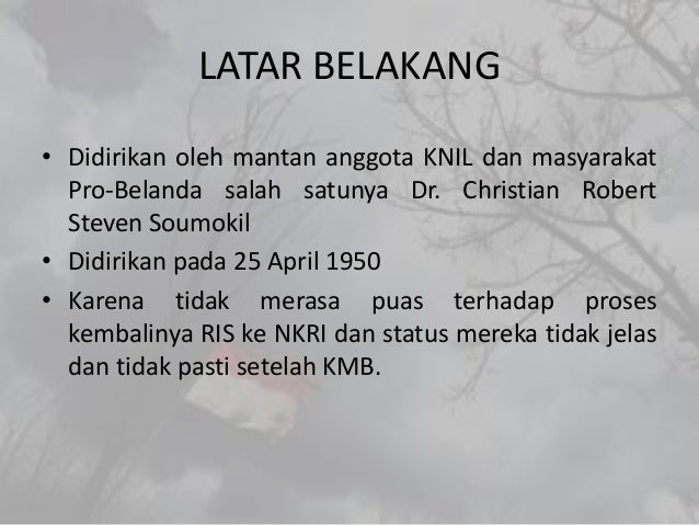 Latar Belakang Republik Maluku Selatan Python