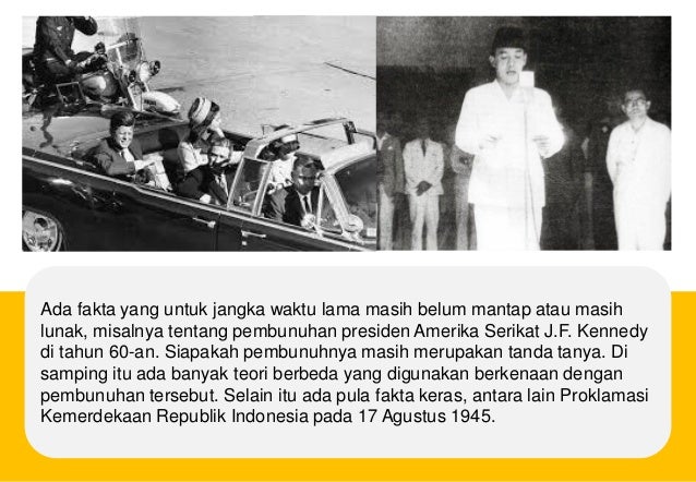Sejarah sebagai peristiwa fakta - Sejarah Sebagai Peristiwa Fakta 5 638