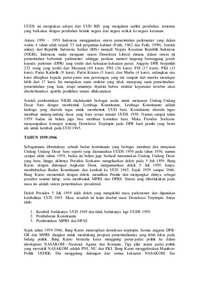 Sejarah Sistem Pemerintahan Indonesia Print Yg Ini