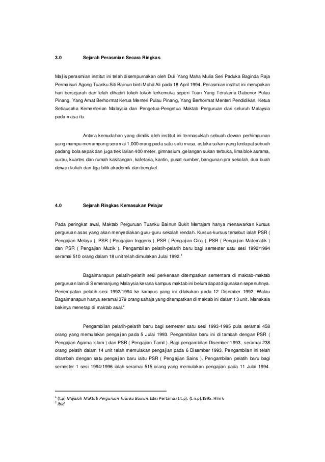 Sejarah Sosial Moden IPGKTB