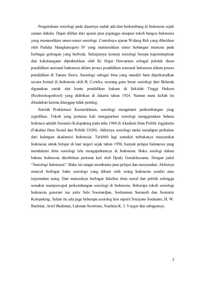Sejarah sosiologi - Sejarah Sosiologi 6 638