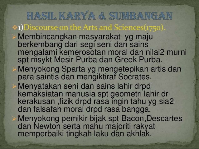 Sejarah Stpm Sumbangan Tokoh Jean Jacques Rousseau