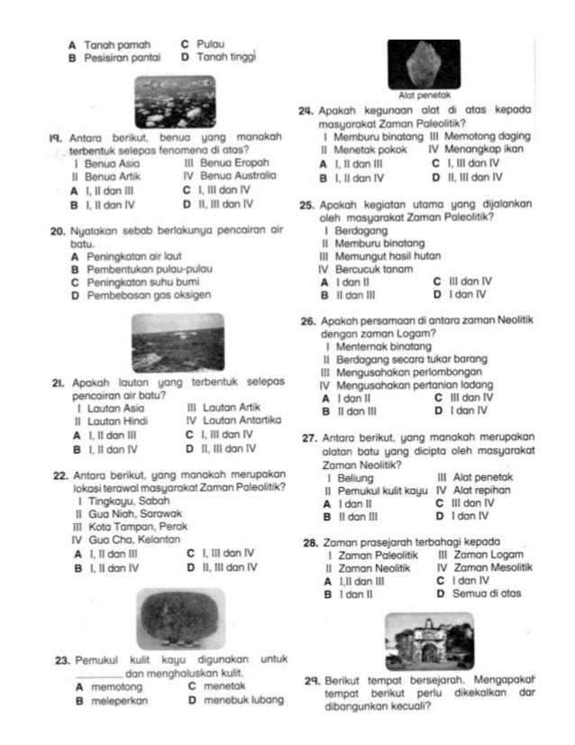 Peperiksaan Pertengahan Tahun Mei 2017 | Sejarah Tahun 4