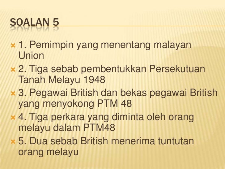 Latihan Sejarah Tingkatan 5[1]