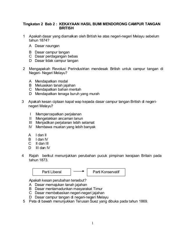 Soalan Sejarah Tingkatan 4 Objektif Selangor R