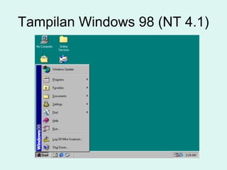 Tampilan Windows 98 (NT 4.1)
 