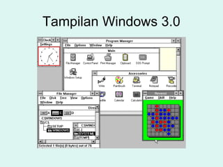 Tampilan Windows 3.0
 