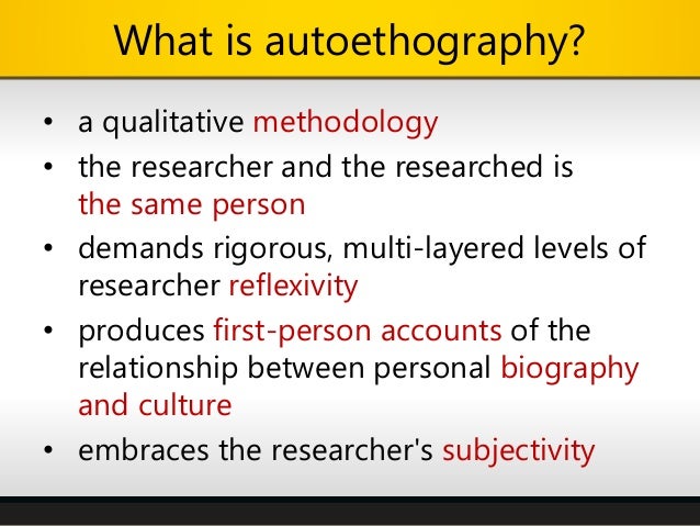 Introduction to Autoethnography