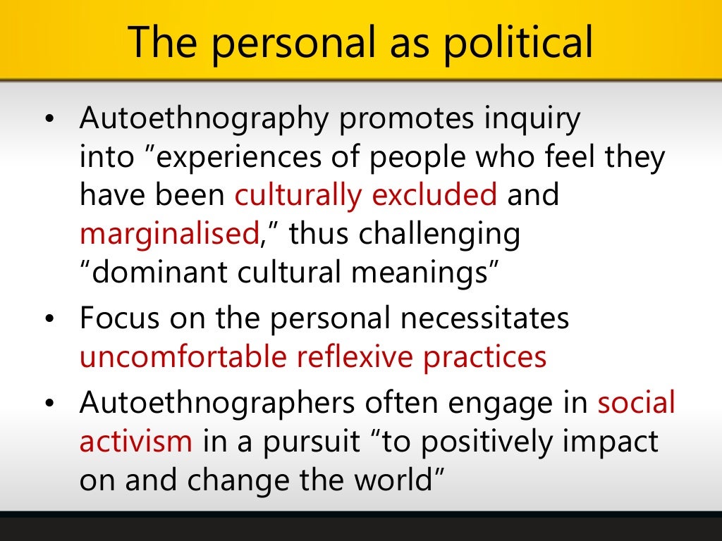 Introduction to Autoethnography
