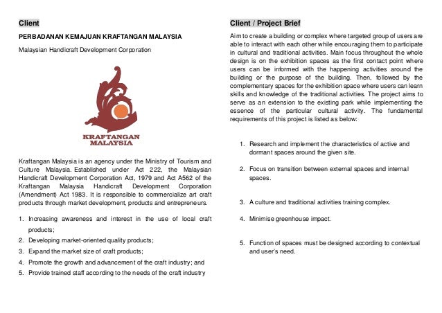 Malaysian Handicraft Development Corporation Vision