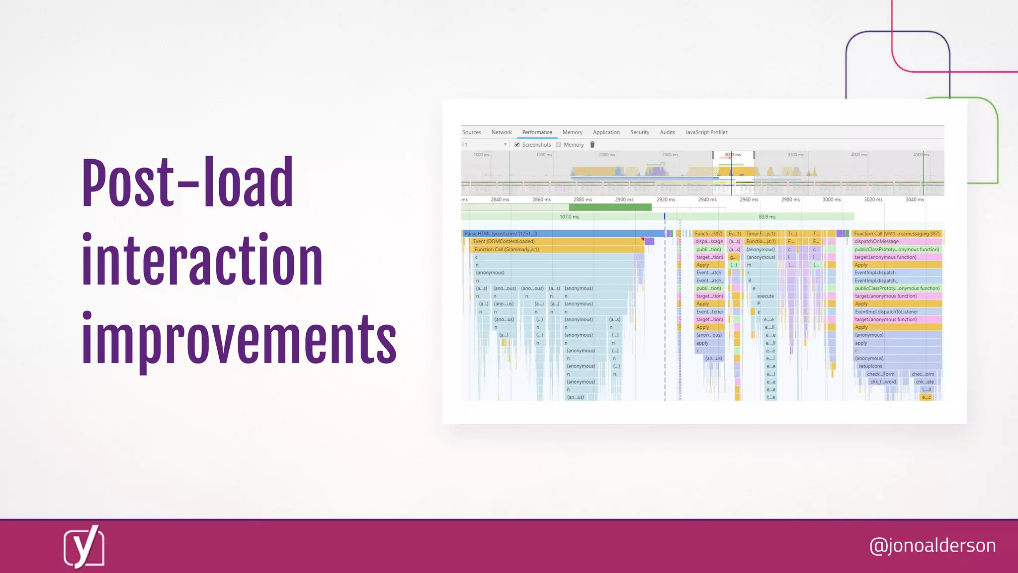 @jonoalderson
Post-load
interaction
improvements
 