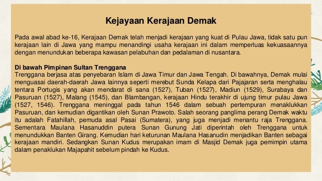 Sejarah Kelas 11 Kerajaan Islam Demak