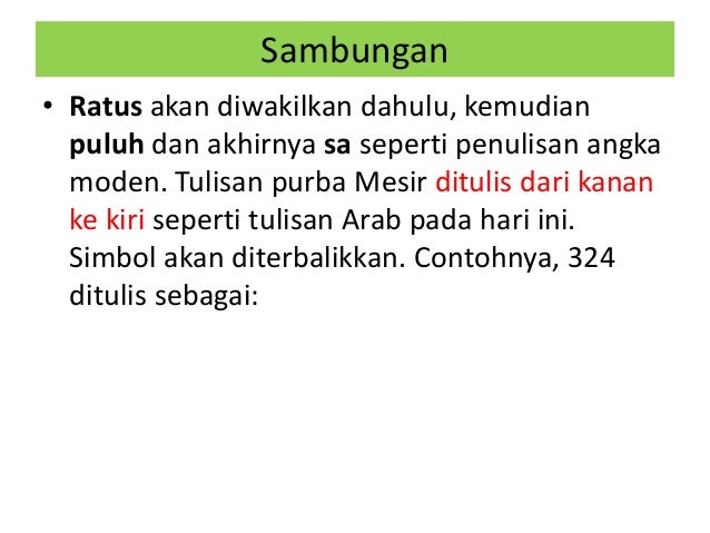 Sejarah & Perkembangan Matematik (MTE 3102) Sejarah & Perkembangan Matematik (MTE 3102)