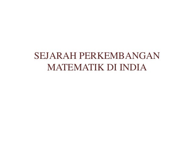 Sejarah & Perkembangan Matematik (MTE 3102)