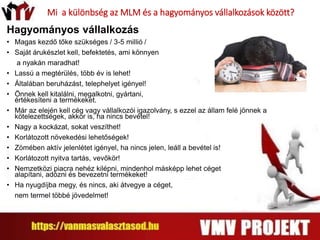 Melyiket válasszam?
Rengeteg MLM cég van a világon, ennek egy része Magyarországon is
elérhető. De mielőtt naivan belevágn...
